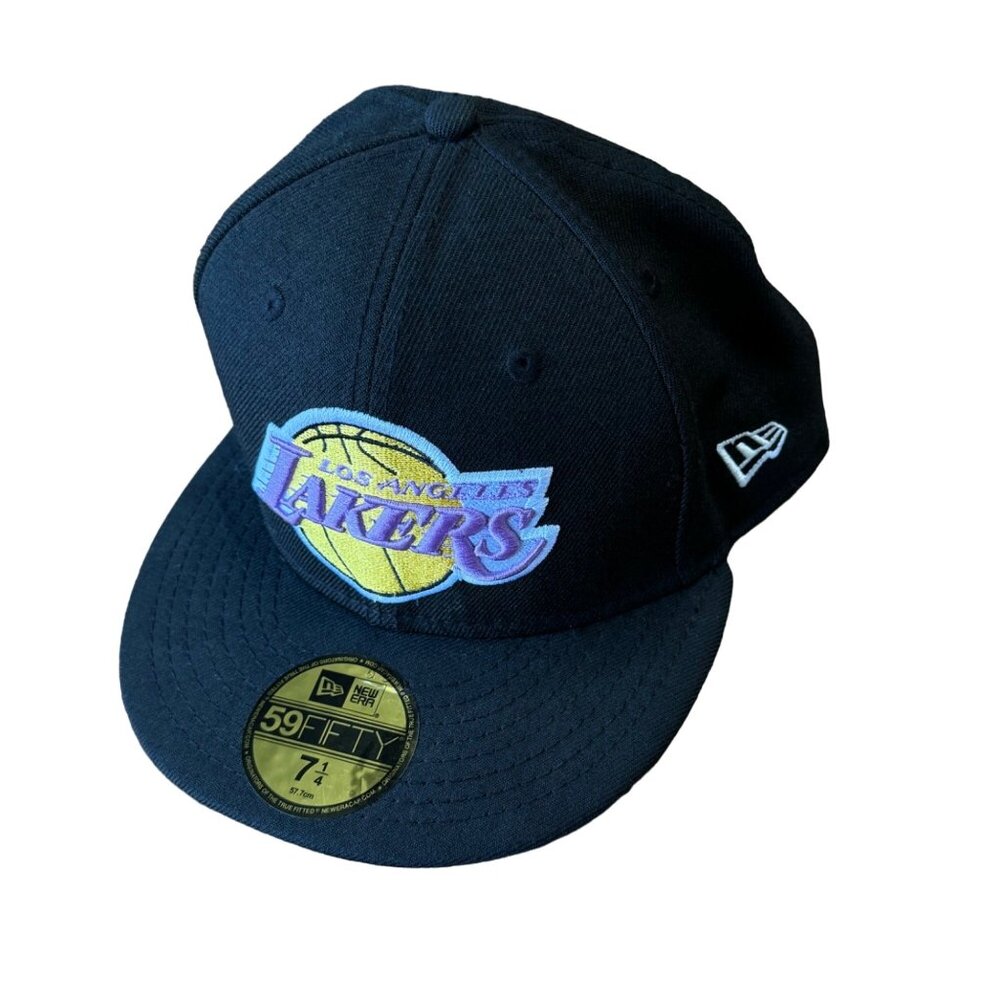 LA LAKERS Official NBA 59Fifty Fitted Cap New Era 7 1/4 57.7cm NEW Hardwood Clas
